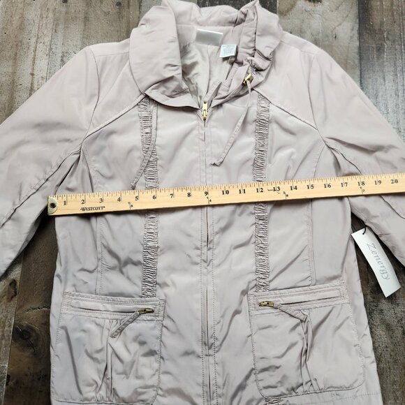 Womens Chico Zenergy Emma Jacket size 0 Full Zip Packable Windbreaker Coat - Picture 4 of 10